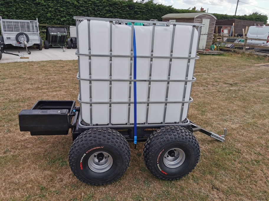 Ltr Double Axle Ibc Trailer Equestrian Livestock Bowser Trailer