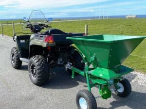 Kellfri Salt & fertiliser spreader for ATV or smaller tractor - 2025
