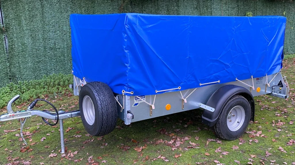 IFW P8 Trailer with Cage Sides Full Cover